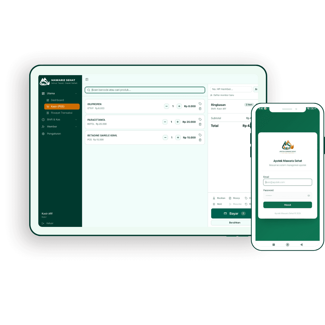 Portofolio Qasio — Apotek Mawaris, Apotek di Jawa Tengah