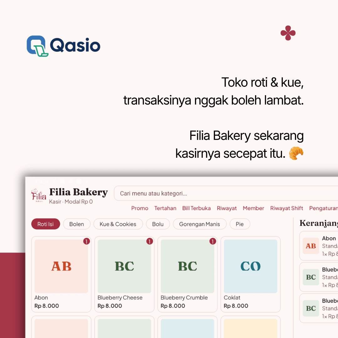 Portofolio Qasio — Filia Bakery, Kuliner di Pekalongan